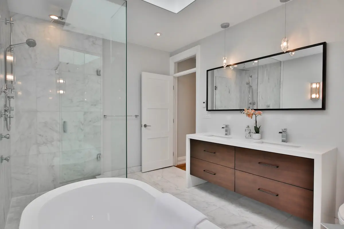 Bathroom after transformation