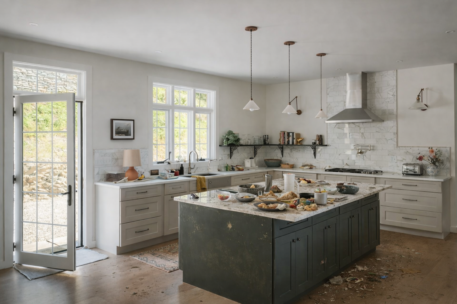 Kitchen before transformation